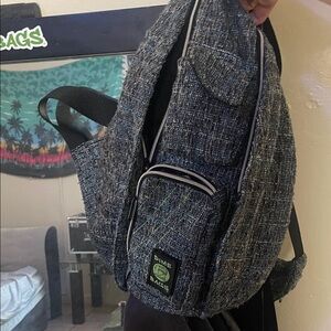 Gray Sling Bag